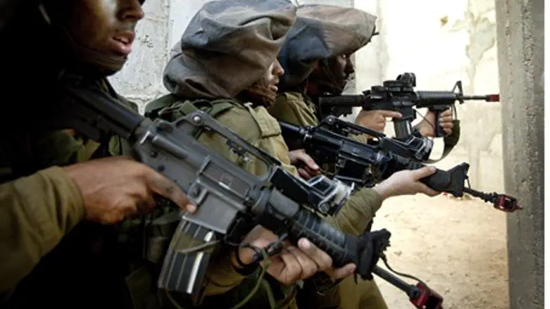 Elite Unit 8200 soldiers conduct training dri