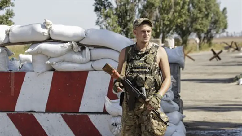 Ukrainian soldier