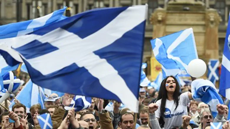 Pro-Scottish independence rally in Glasgow