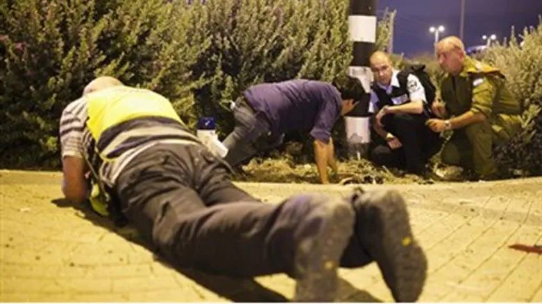 Ракетный обстрел. Иллюстрация