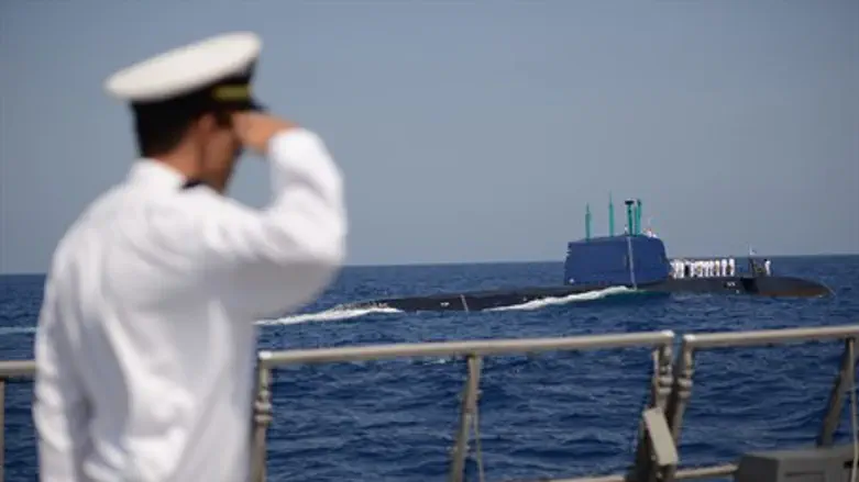 Welcoming the INS Tanin submarine