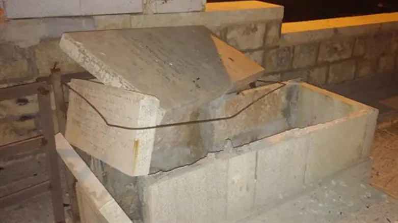 ממראות ההרס בהר הזיתים