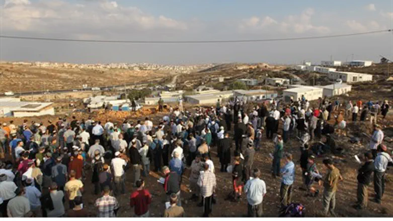 Givat Assaf prayer rally (file)