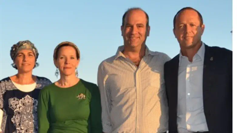 Barkat with teens' parents
