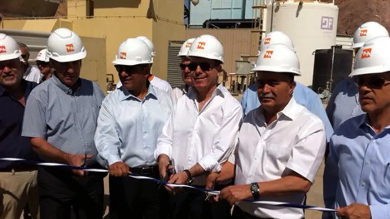 חנוכת טורבינת גז באילת