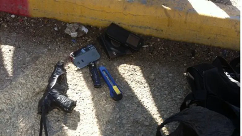 Weapons seized from the terrorists