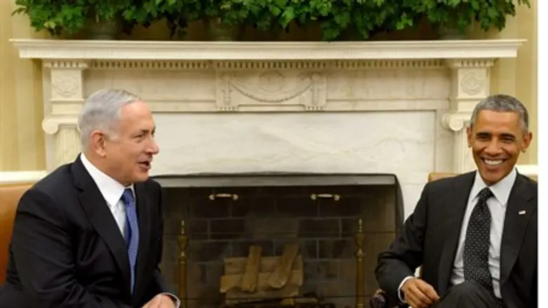 Netanyahu with Obama