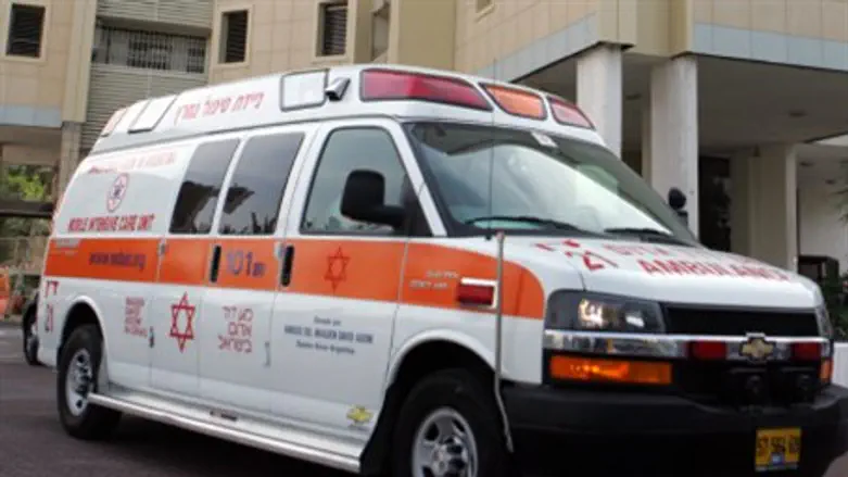 Машина "Маген Давид Адом". Иллюстрация