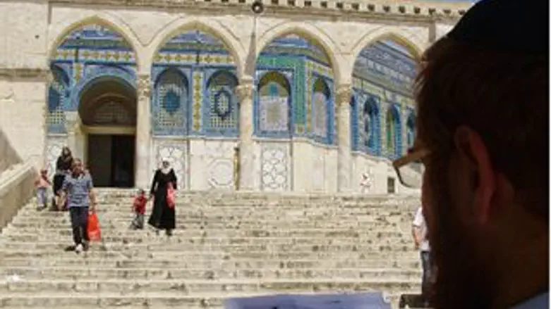 אסור לתפילות ולמלמולים. הר הבית