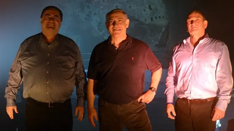 טקס פתיחת המנהרה