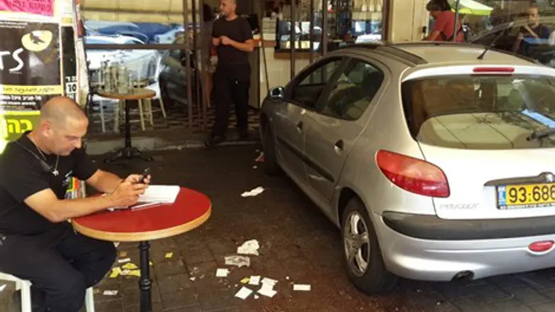 זירת התאונה