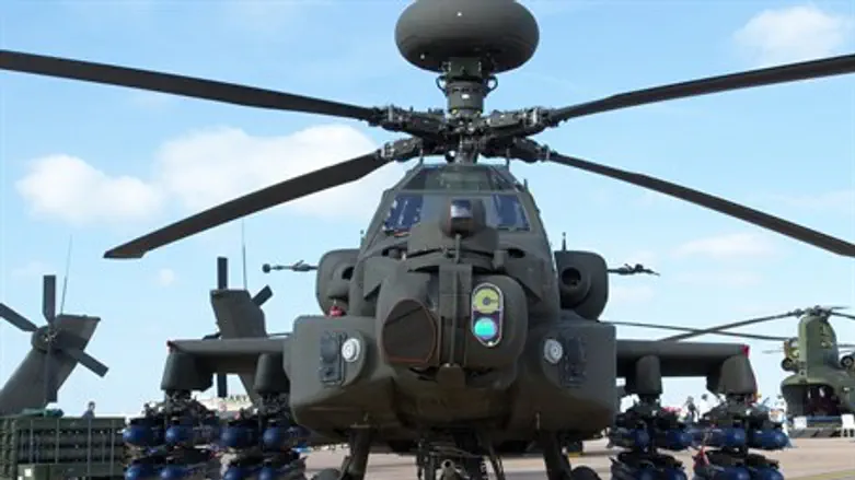Apache helicopter