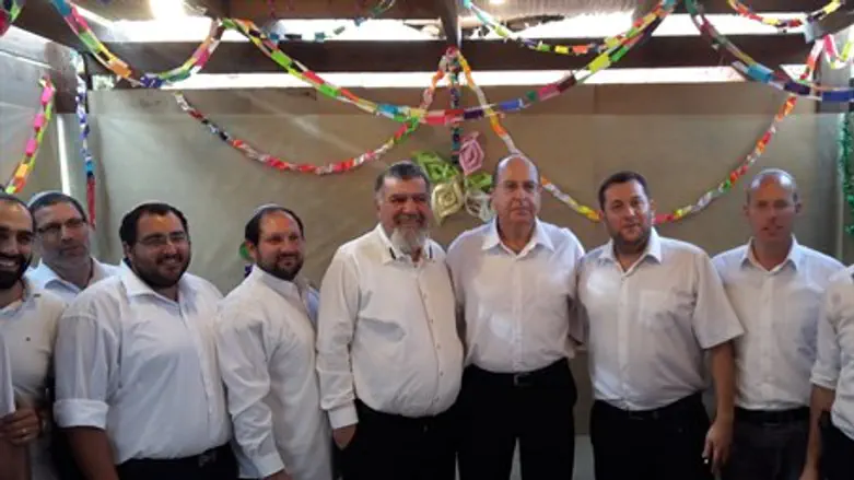 Moshe Ya'alon at Har Bracha