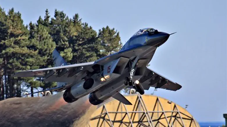 Polish MiG 29 fighter jet
