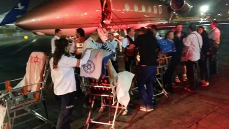 קולטים את הפצועים