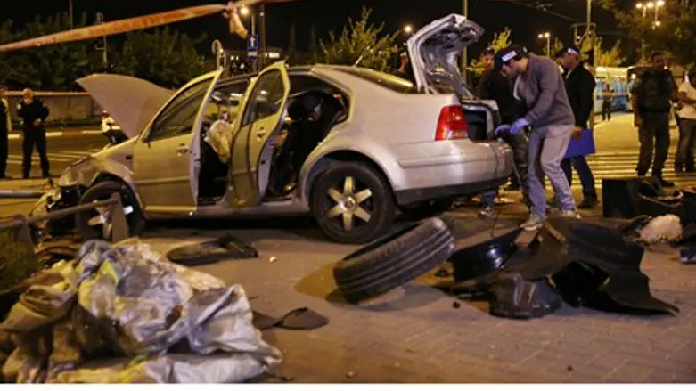 Shaludeh drove his car directly at a crowd of