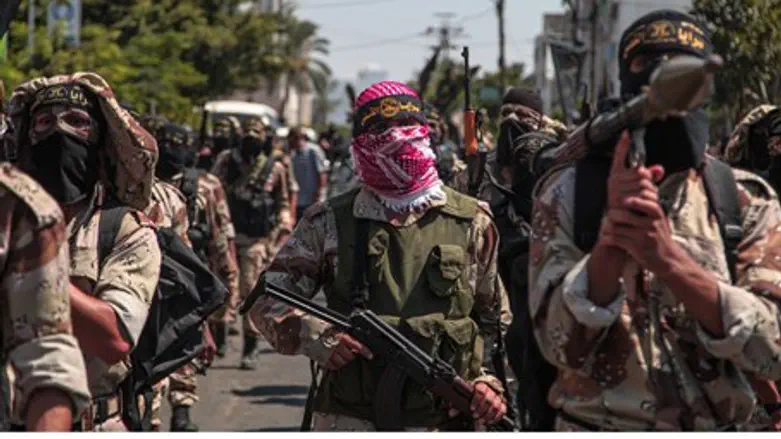 Islamic Jihad terrorists in Gaza