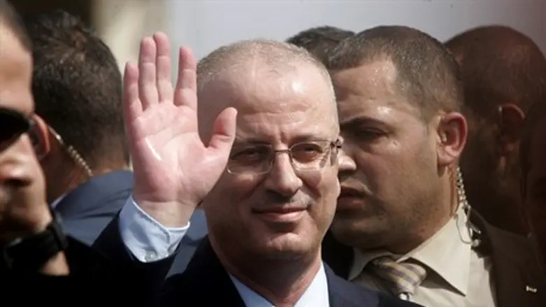 Rami Hamdallah in Gaza