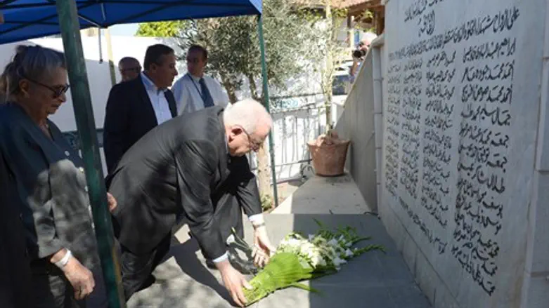 ריבלין בכפר קאסם. השבוע