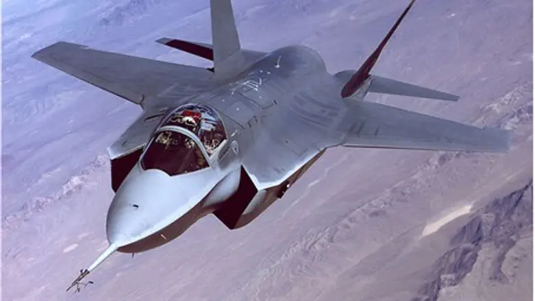 Истребитель F-35.Иллюстрация