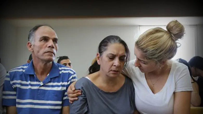Family of Shelly Dadon attend a court hearing