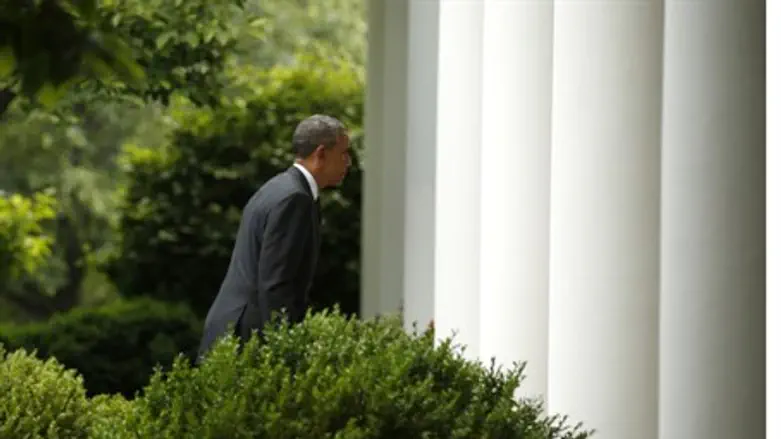 Obama in Rose Garden