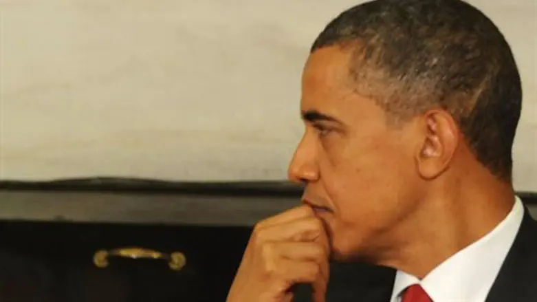 מודאג. אובמה