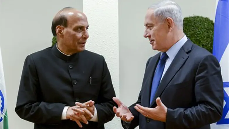 Binyamin Netanyahu, Rajnath Singh 