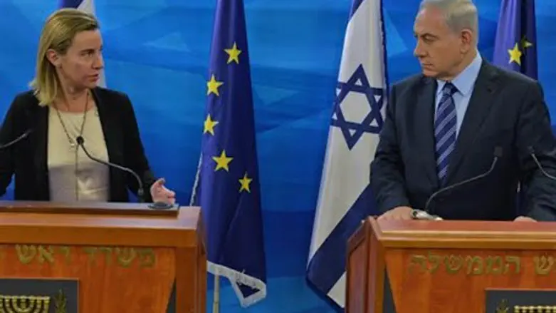 Биньямин Нетаньяху и Федерика Могерини