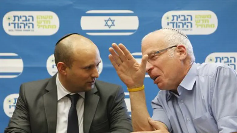 נפתלי בנט ואורי אריאל