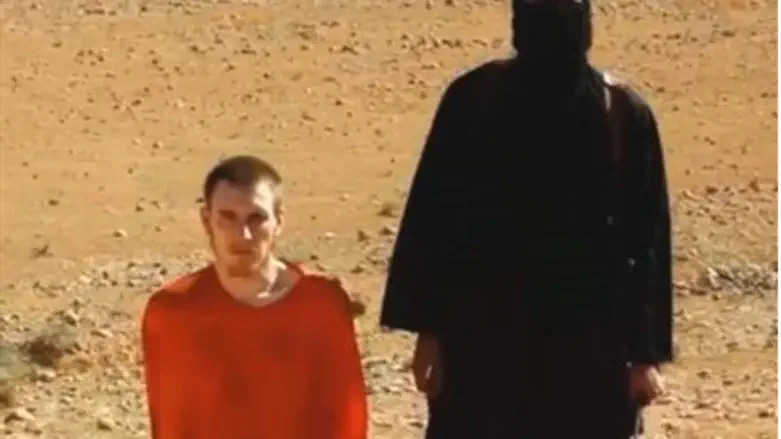 Питер Кассиг перед казнью