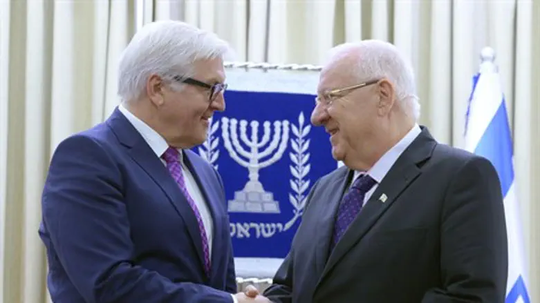 ריבלין והשר הגרמני. היום