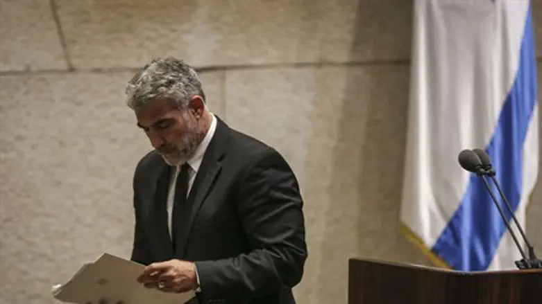 Finance Minister Yair Lapid