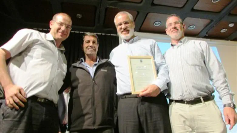 בטקס קבלת האות