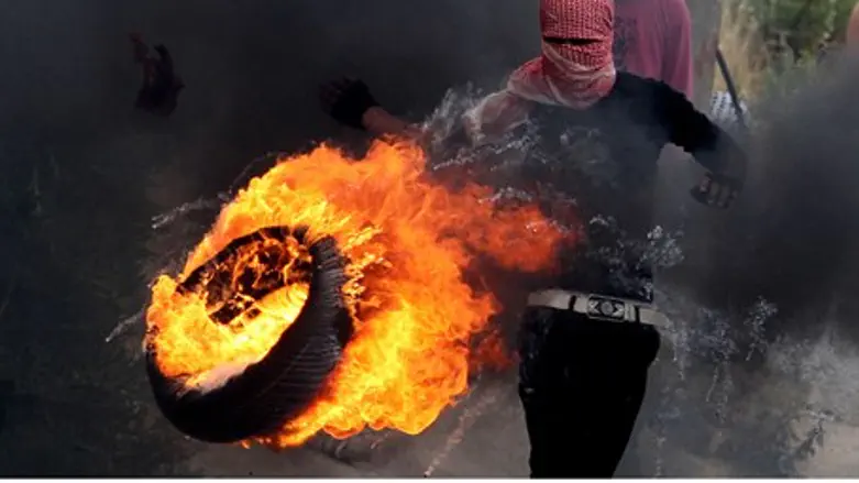 Nakba Day attack on Ofer Prison