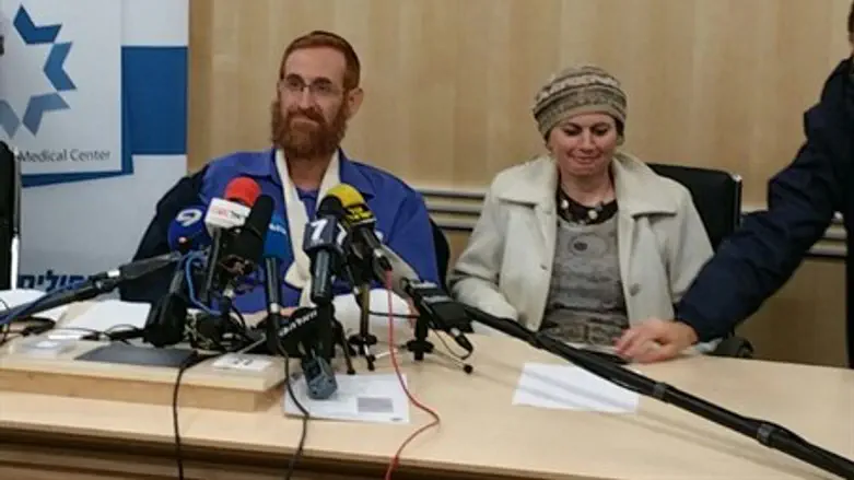 יהודה גליק ורעייתו יפה
