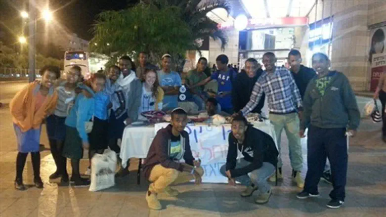 דוכן לרגל חג הסיגד