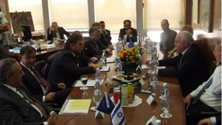 ריבלין עם ראשי הפרלמנטים