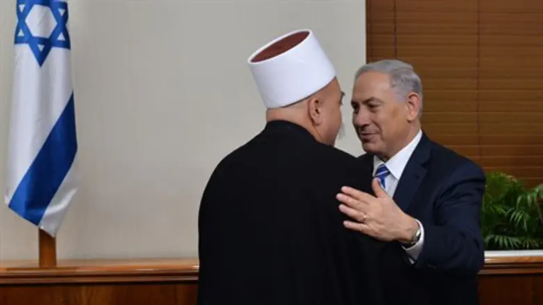 נתניהו עם ראשי העדה הדרוזית
