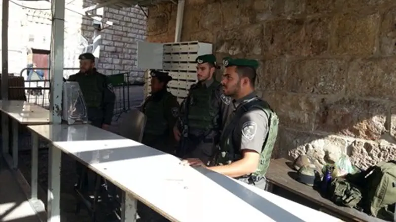 העמדה בה סוכל הפיגוע