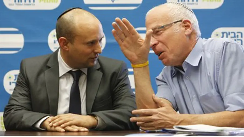 Нафтали Беннет и Ури Ариэль