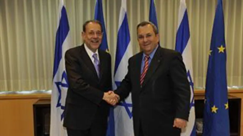 ברק וסולאנה בפגישתם היום.