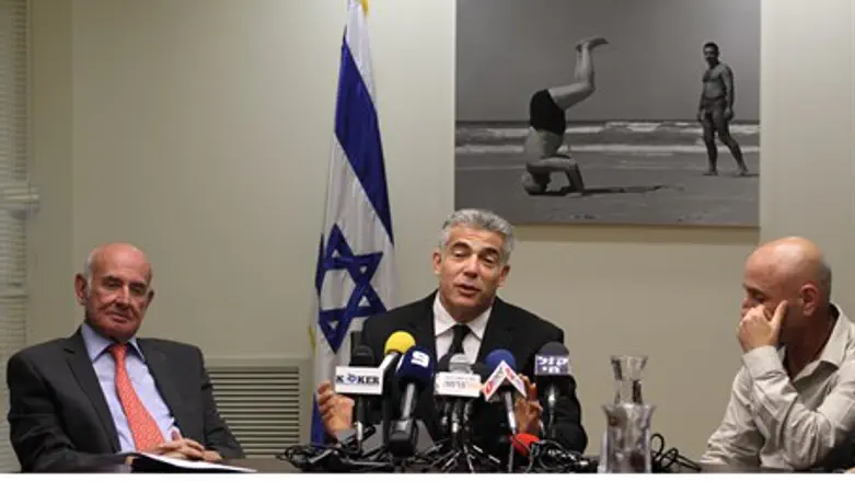 Яир Лапид и лидеры "Еш Атид"