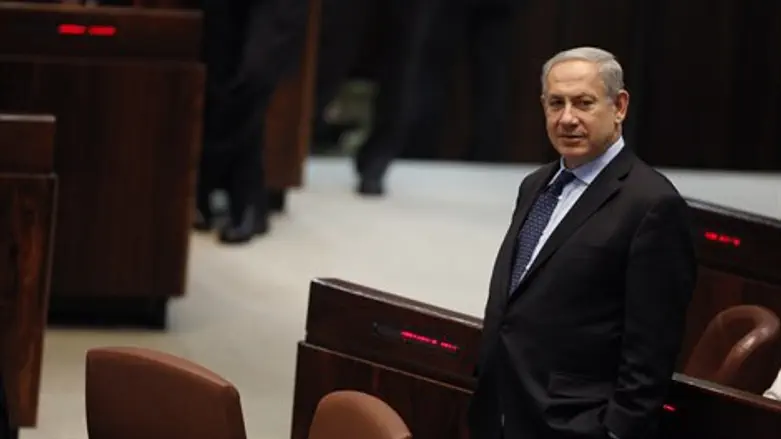 הולך קלפי. נתניהו במליאה