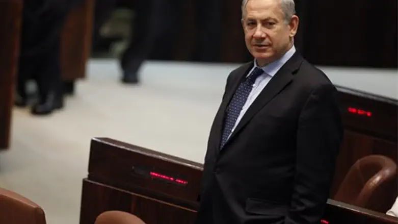 Биньямин Нетаньяху в Кнессете