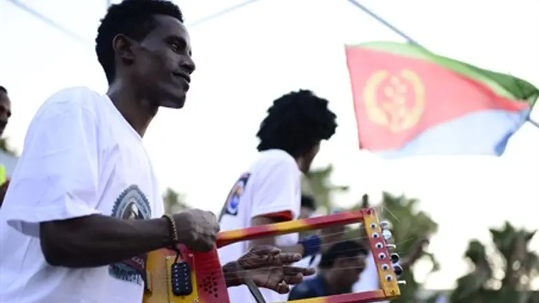 Eritrean infiltrators in Tel Aviv