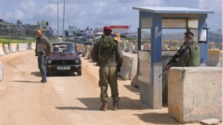 מחסום בשומרון