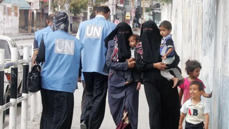 UN in Gaza (file)