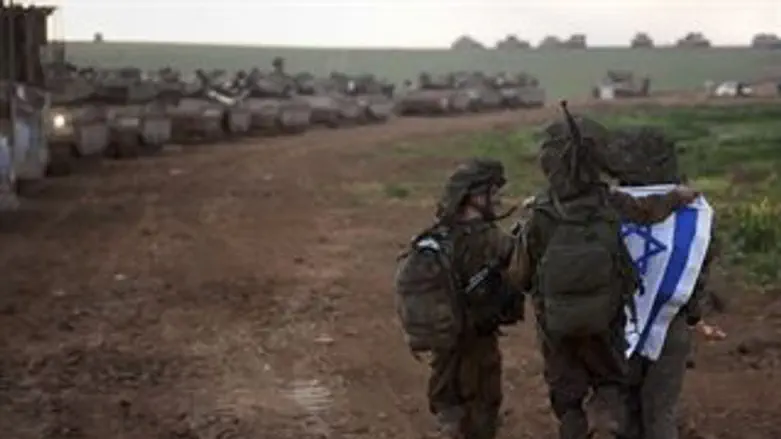 חיילים במבצע עופרת יצוקה בעזה