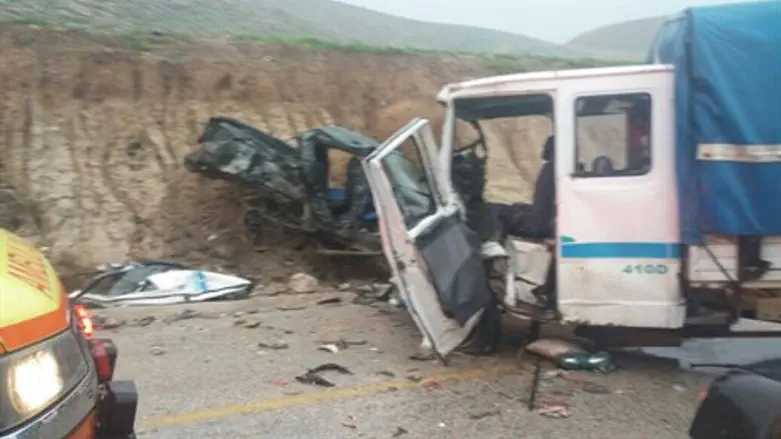 התאונה הבוקר